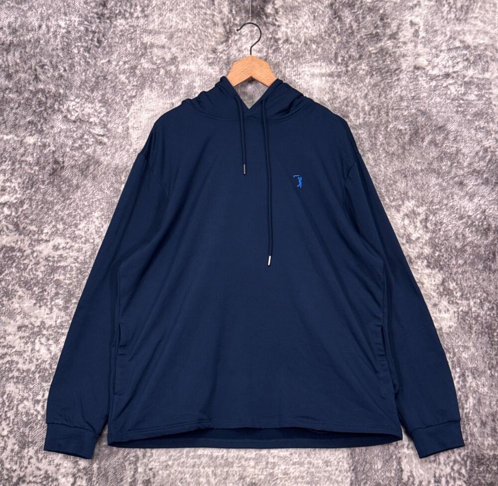 Bogey Bros Golf Performance Hoodie XL Mens Navy Blue